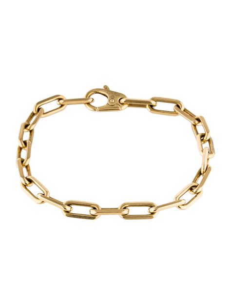 vintage cartier gold link bracelet|cartier santos bracelet links.